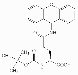 Boc-Gln(Xan)-OH [nr CAS. 55260-24-7]