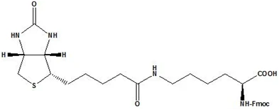 Fmoc-Lys(Biotyna)-OH